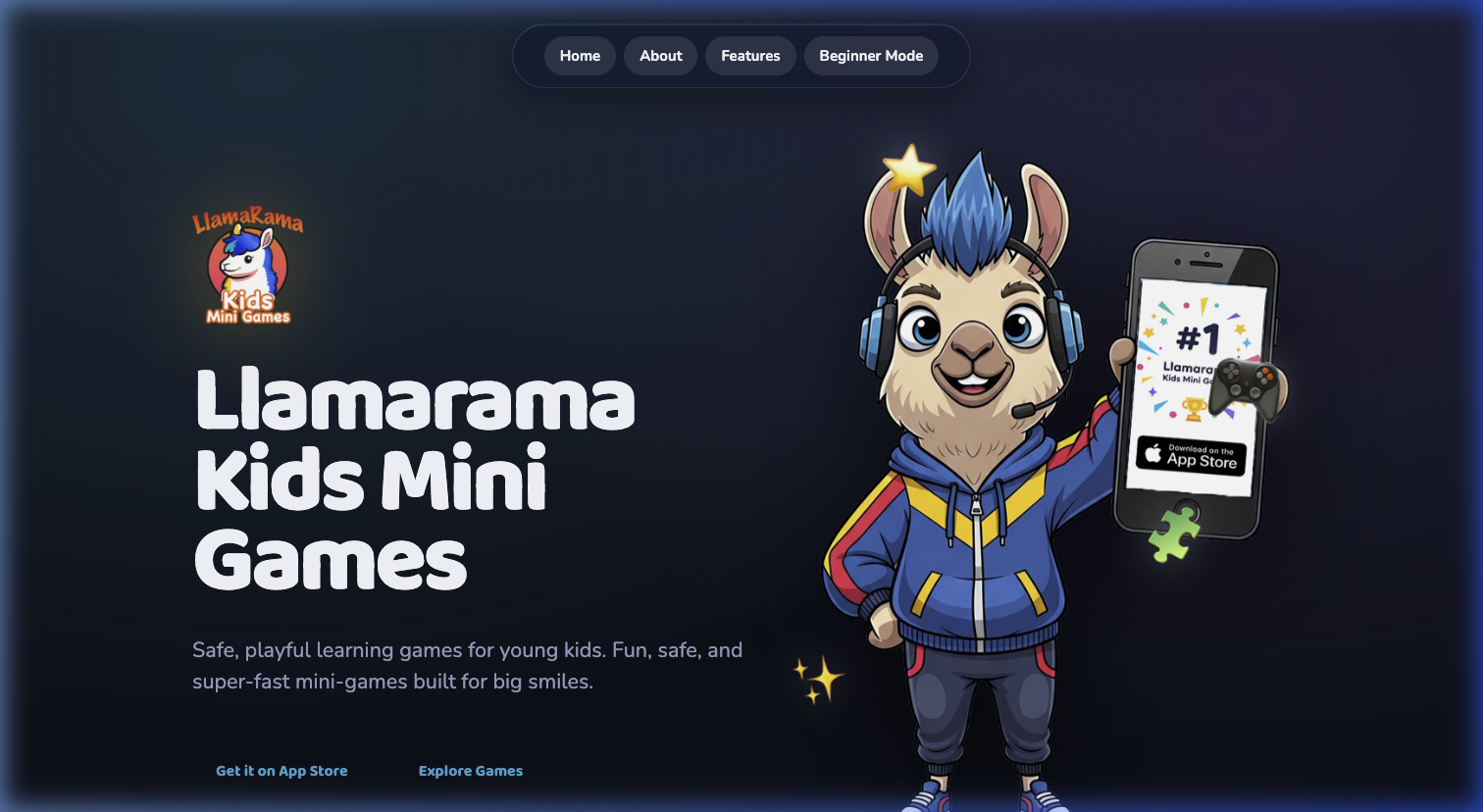 Llamarama Kids Mini Games