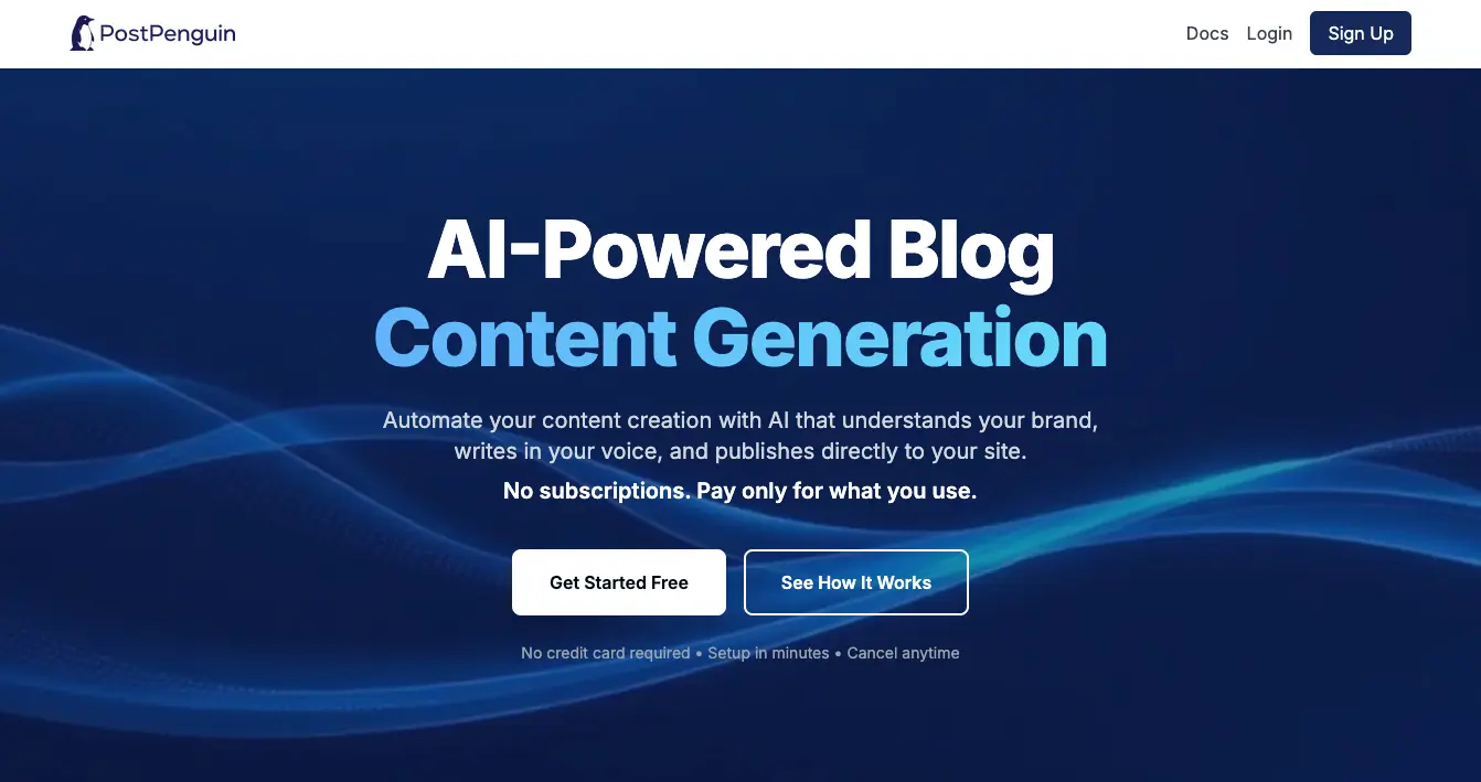 Post Penguin Screenshot